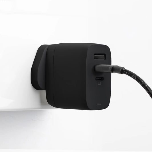 TrendyTechGears International Fast GaN Charger PD 67W (3 Ports)